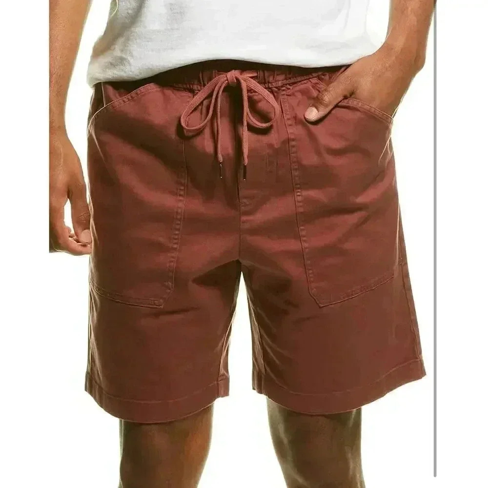Vince NWT Men’s canvas garment dye short size Small